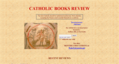 Desktop Screenshot of catholicbooksreview.org